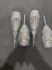 Moet Chandon Champagne  Stemless Pomponne Flutes Set 6
