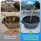Round Splash Pad For Oil Drain Pan  Fit 1 5-20 Gal Drip Catcher Pan  Heat-resist