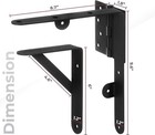 Anti Sag Gate Kit -gate Corner Bracket-90 Degree Bracket With Gate Hinges Hea   