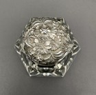 S  Kirk   Son Repousse Sterling Silver   Glass Inkwell