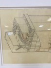 1950   s Nasa Original Hand Drawn Technical Drawing Look  Space History 20x16