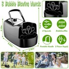 Bubble Maker Automatic Bubble Blower Portable Party Bubble Blowing Machine Decor