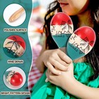 2 Pcs 9 6-in Maracas For Adults  Colorful Wooden Maracas  Hand Musical Instrumen