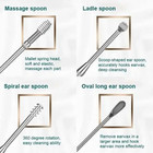Ear Wax Remover 6x Stainless Steel Ear Cleaner Set Ear Pick Ear Wax Removal Tool