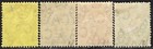 St  Vincent 1909 11 Stamp Sc    98 100 And 102 Mh