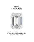 Loose Cvd Lab Grown Diamond 1 00 Ct Emerald D Color   Certified Diamond