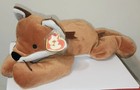 Ty Pillow Pals - Foxy The Fox  15 Inch  New Mwmts Plush Stuffed Animal Toy