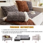 Pet Plush Sofa Cover Geometric Jacquard Coral Anti-slip Sofa Cover Cushion Prote