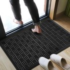 Entrance Mat Indoor Outdoor Heavy Duty Commercial Front Door Mats Carpet Black