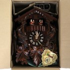 H  nes Cuckoo Clock Handmade Black Forest 601-3tnu Musical 1 Day  New Open Box