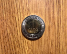 Egypt 1 Pound 2023 50th Year October Victory One Unc  Coin From Bank Roll  t489 