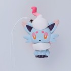 Hisuian Zorua Pokemon Petanco Flat Mascot Strap Color  White From Japan