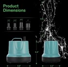 1150gph 100w Submersible Pump For Fish Tank  Pond  Aquarium  Hydroponic