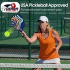 Carbon Fiber Pickleball Paddle Set Of 2 Usapa Approved Tournament - Mx23