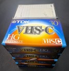 8 Pack Tdk Vhs-c Hg Ultimate 30 New Blank Camcorder Video Cassette Tapes