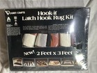 Vintage 70 s Vogart Hook-it Rug Kit Winter Scene  4702 Latch Hook 20x27  Sealed