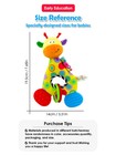 1pcs Baby Soft Rattles Animal Deer Stuffed Doll Teether Doll Cute Kids Infant