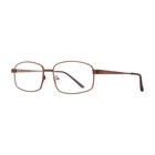Xxtreme Fit 4 Rectangle Metal Eyeglass Frames Unisex Full Rim