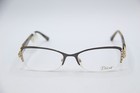 New Diva 5450 C  05t Black Horn Gold Authentic Frames Eyeglasses 52-17