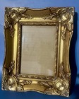 Baroque Style Gilded Art Picture Sz 5    X 7    Photo Frame Painting Free Stand