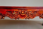 Victorian Style Hand Carved Fireplace Mantel Surround     Ornate Wood Veneer  80      