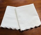 2 Pairs Of Dwight Anchor Pillowcases White Standard Scalloped Edge