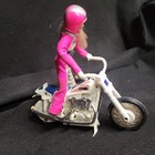 1974 Ideal Evel Knievel Derry Daring Figure Doll With Motorcycle   Helmet