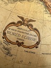 Vintage 80s Globe On Stand Replogle 12  Diameter Globe Tan World Classic Series
