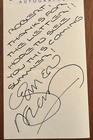 Dean Torrence Of Jan   Dean Signed 3 3 4 X 9 Note