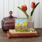 Primitives By Kathy Duck Duckling Block Sign Farm House Decor Tier Tray Spring