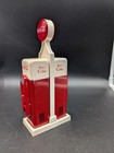 Vintage 1993 Coca Cola Salt And Pepper Shakers Set Vending Machine Gas Pump