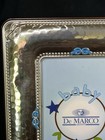 De Marco Argenti  999 Silver Blue 4 X 6    Baby Photo Picture Frame