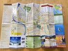 Official Map Bangkok City Travel Guide Folded Brochure Tourist Thailand