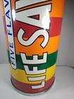 Vintage Life Savers Five Flavor Rare Huge Can Display Advertising Tin  25in Tall