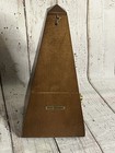 Seth Thomas Metronome De Maelzel Vintage Wood Wind Up Music Timer Usa