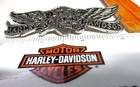 1975 Harley Pin Vintage Hd Pilot Skull Wings Collectible Motorcycle Memorabilia