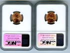 2025 P   D Lincoln Shield Cent Ngc Ms66 2-coin Penny Matching Set First Releases