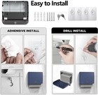 Commercial Paper Towel Dispenser Wall Mount Blue Pack Of 2 Fits Multifold Pap   