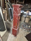   Antique Carved Oak Newel Post   49  Tall Architectural Salvage  
