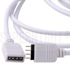 2 5m Rgb Led Strip Light Extension Cable With 4 Pin Connector For Smd 5050 3528