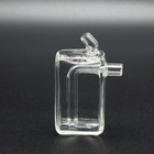6cm Mini Glass Bong Thick Hookah Water Pipe Tobacco Smoking Bubbler hose   Bowl