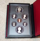 1986 Canada Proof Set - 7 Coins - Royal Canadian Mint  w  50  Silver Dollar 