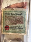 Antique 1930s Snow Boy Snowboy Gin Bottle Skiing Label Camden New Jersey Nj