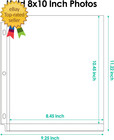 30 Pack 8 X 10 Photo Sleeves For 3 Ring Binder  Heavy-duty Archival Photo Page
