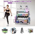Dumbbell Rack weight Rack For Home Gym  Home Gym Storage Rack For Yoga Mat