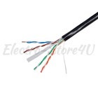 Cat6 Outdoor Ethernet Bulk Cable 500ft 1000ft 23awg Utp Ftp Direct Burial Solid