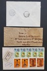 Bhutan Surcharges On 3 Registered Covers From 1971