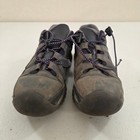 Keen Targhee Low Waterproof Hiking Shoes Girls Size 5 Dark Grey Purple 1026205