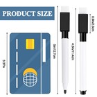 100 Pcs Magnetic Dry Wipe White Board Markers Pens  Dry Erase Marker With Era   