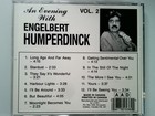 Engelbert Humperdinck - An Evening With Vol  2  cd  1990s 